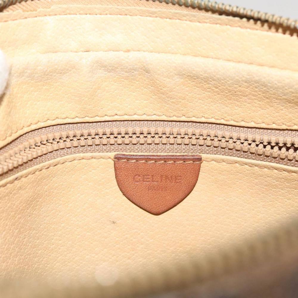 CELINE Macadam Canvas Clutch Bag PVC Brown Auth 65270 - Picture 9 of 16